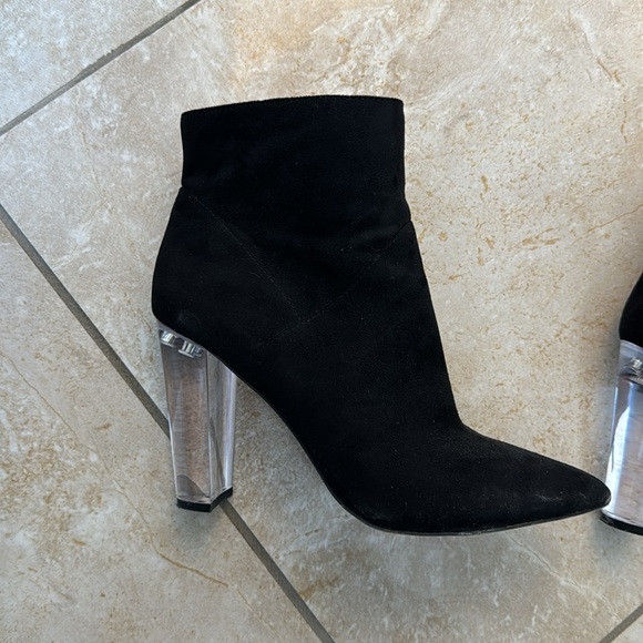 Black suede boots - Picture 4 of 4